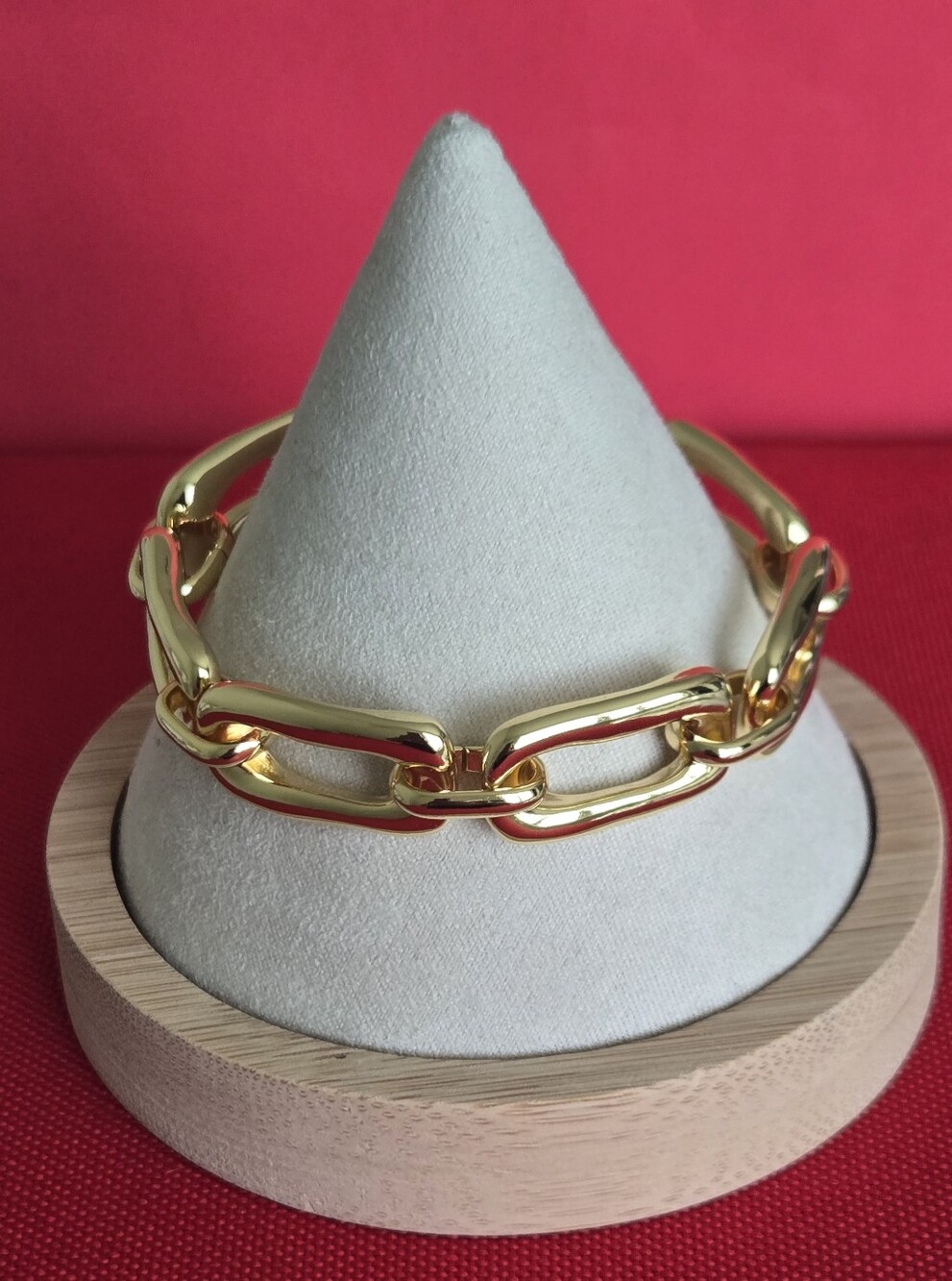 Uno De 50 • ABANADO • Gold Plated Link Bracelet - Picture 7 of 12